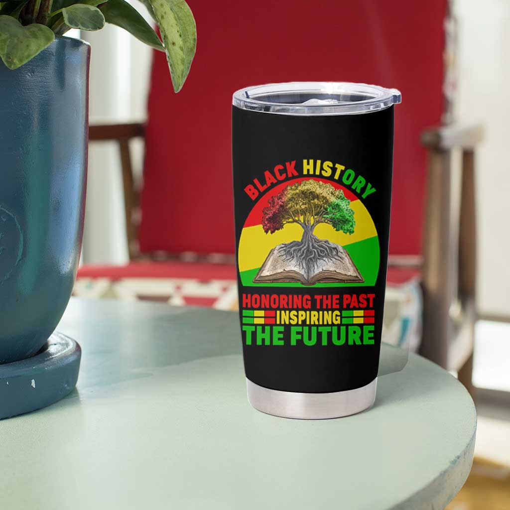 Black History Honoring The Past Inspiring The Future Tumbler Cup African American Pride - Wonder Print Shop