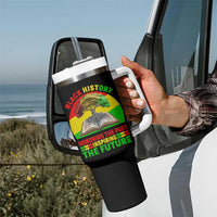 Black History Honoring The Past Inspiring The Future Tumbler With Handle African American Pride - Wonder Print Shop