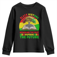 Black History Honoring The Past Inspiring The Future Youth Sweatshirt African American Pride - Wonder Print Shop