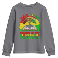 Black History Honoring The Past Inspiring The Future Youth Sweatshirt African American Pride - Wonder Print Shop