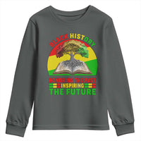 Black History Honoring The Past Inspiring The Future Youth Sweatshirt African American Pride - Wonder Print Shop