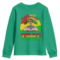 Black History Honoring The Past Inspiring The Future Youth Sweatshirt African American Pride - Wonder Print Shop