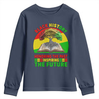 Black History Honoring The Past Inspiring The Future Youth Sweatshirt African American Pride - Wonder Print Shop