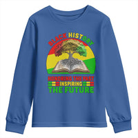 Black History Honoring The Past Inspiring The Future Youth Sweatshirt African American Pride - Wonder Print Shop