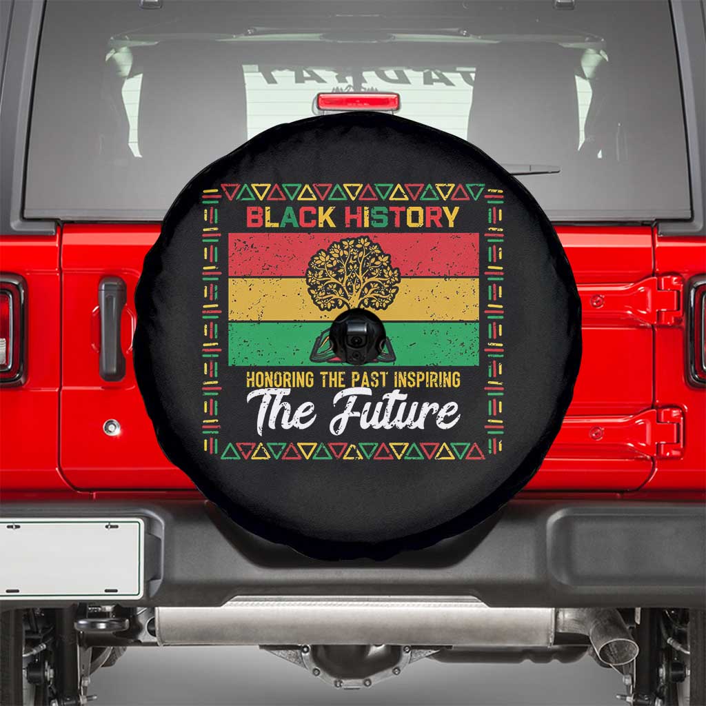 Black History Month Spare Tire Cover Honoring The Past Inspiring The Future - Wonder Print Shop