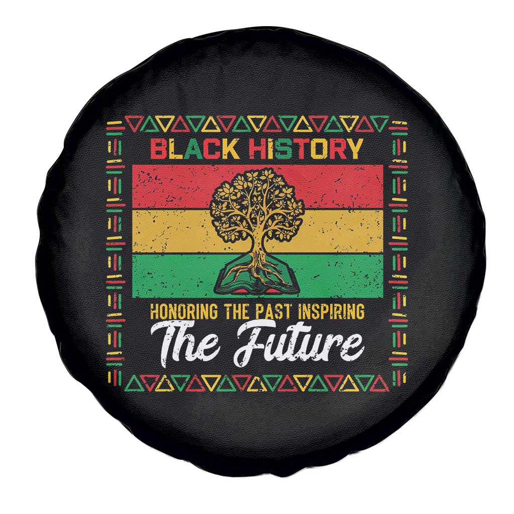 Black History Month Spare Tire Cover Honoring The Past Inspiring The Future - Wonder Print Shop