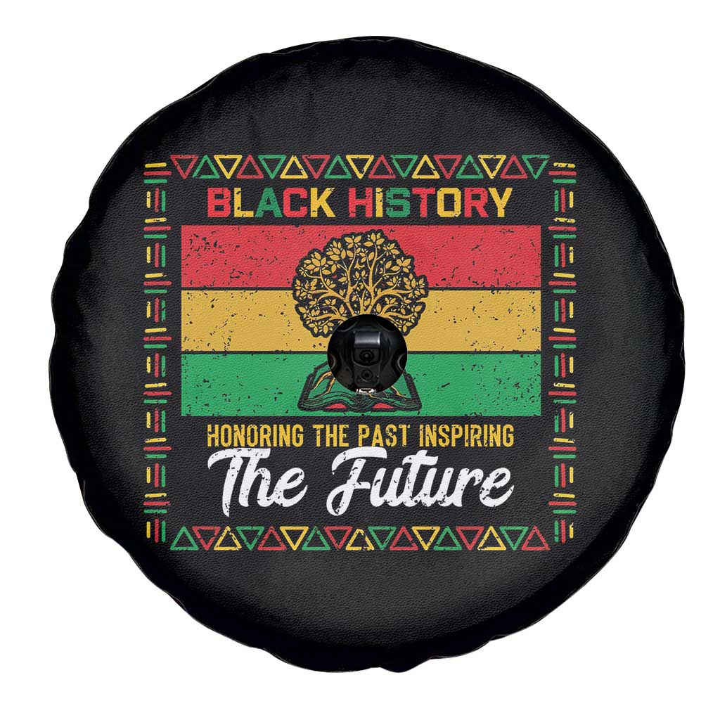 Black History Month Spare Tire Cover Honoring The Past Inspiring The Future - Wonder Print Shop