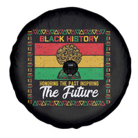 Black History Month Spare Tire Cover Honoring The Past Inspiring The Future - Wonder Print Shop