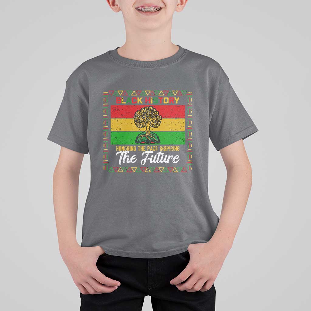 Black History Month T Shirt For Kid Honoring The Past Inspiring The Future - Wonder Print Shop