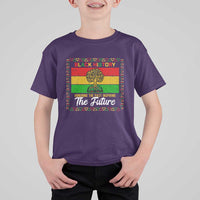 Black History Month T Shirt For Kid Honoring The Past Inspiring The Future - Wonder Print Shop