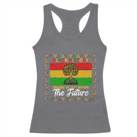 Black History Month Racerback Tank Top Honoring The Past Inspiring The Future - Wonder Print Shop