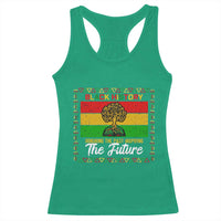 Black History Month Racerback Tank Top Honoring The Past Inspiring The Future - Wonder Print Shop