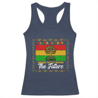 Black History Month Racerback Tank Top Honoring The Past Inspiring The Future - Wonder Print Shop