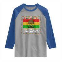 Black History Month Raglan Shirt Honoring The Past Inspiring The Future - Wonder Print Shop
