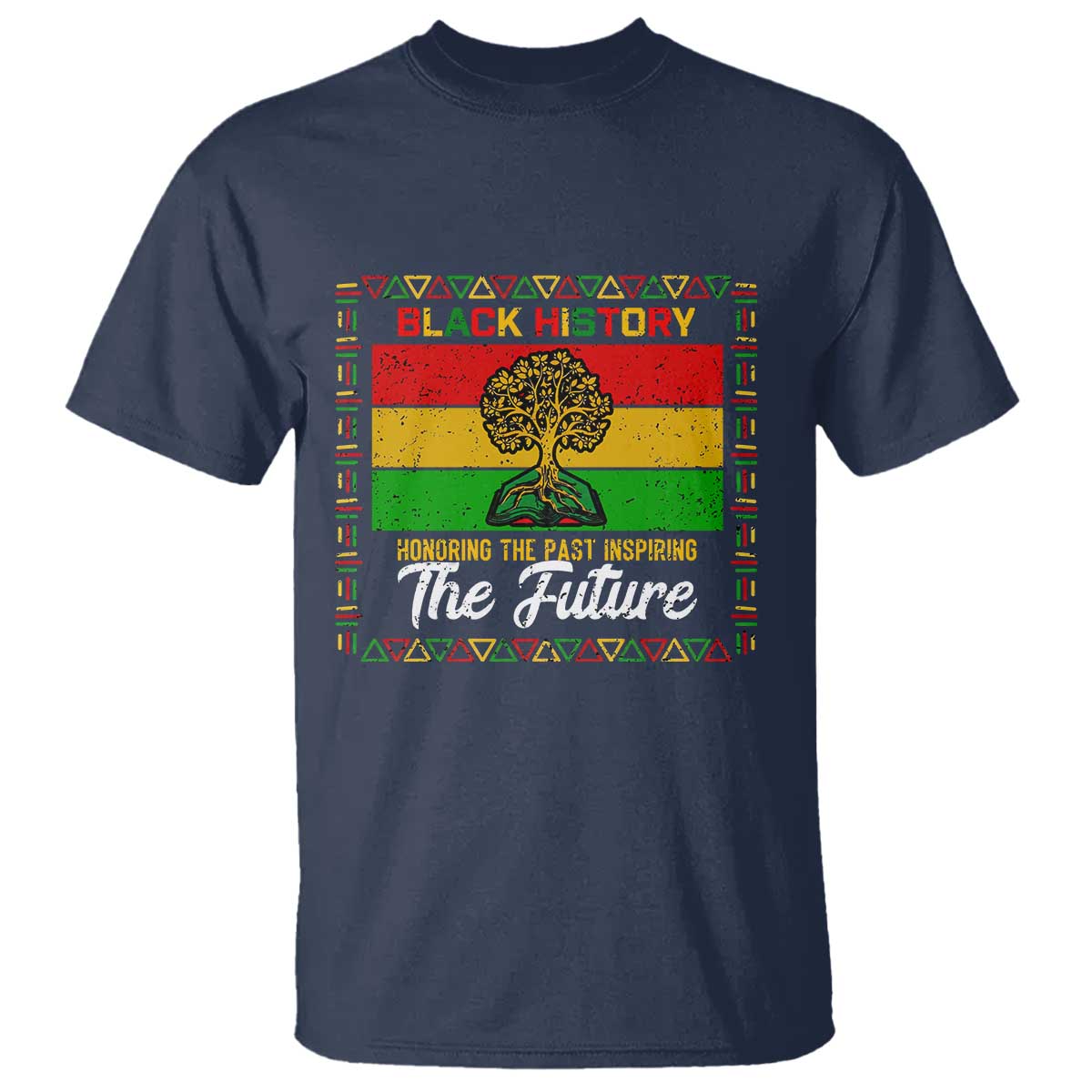 Black History Month T Shirt Honoring The Past Inspiring The Future - Wonder Print Shop