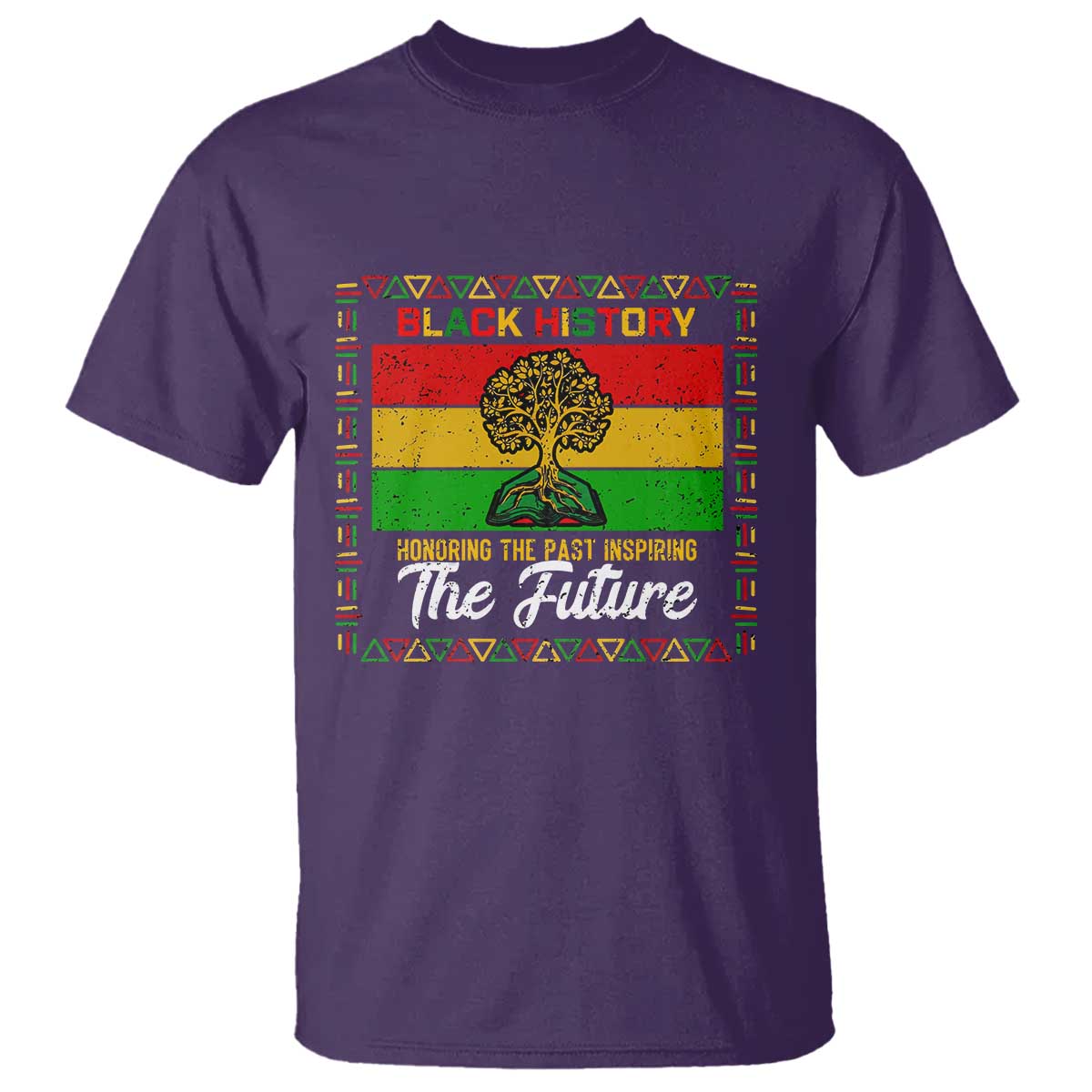 Black History Month T Shirt Honoring The Past Inspiring The Future - Wonder Print Shop