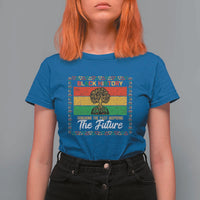 Black History Month T Shirt For Women Honoring The Past Inspiring The Future - Wonder Print Shop