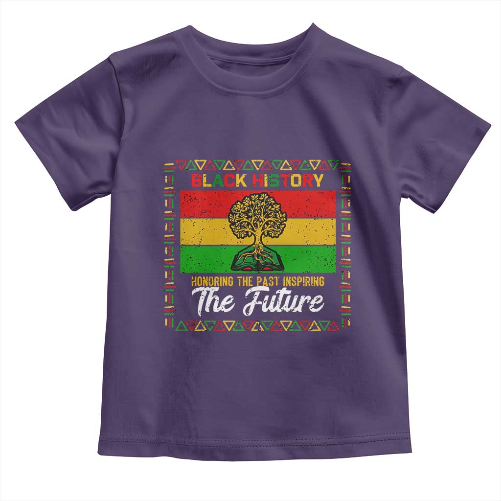Black History Month Toddler T Shirt Honoring The Past Inspiring The Future - Wonder Print Shop