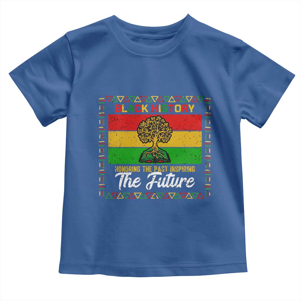 Black History Month Toddler T Shirt Honoring The Past Inspiring The Future - Wonder Print Shop