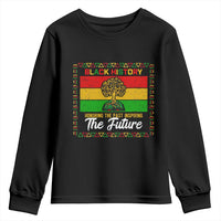 Black History Month Youth Sweatshirt Honoring The Past Inspiring The Future - Wonder Print Shop