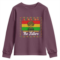 Black History Month Youth Sweatshirt Honoring The Past Inspiring The Future - Wonder Print Shop