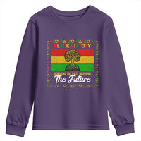 Black History Month Youth Sweatshirt Honoring The Past Inspiring The Future - Wonder Print Shop