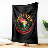 Inspiring The Future Honoring The Past Throw Blanket African American Heritage - Wonder Print Shop