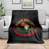 Inspiring The Future Honoring The Past Throw Blanket African American Heritage - Wonder Print Shop