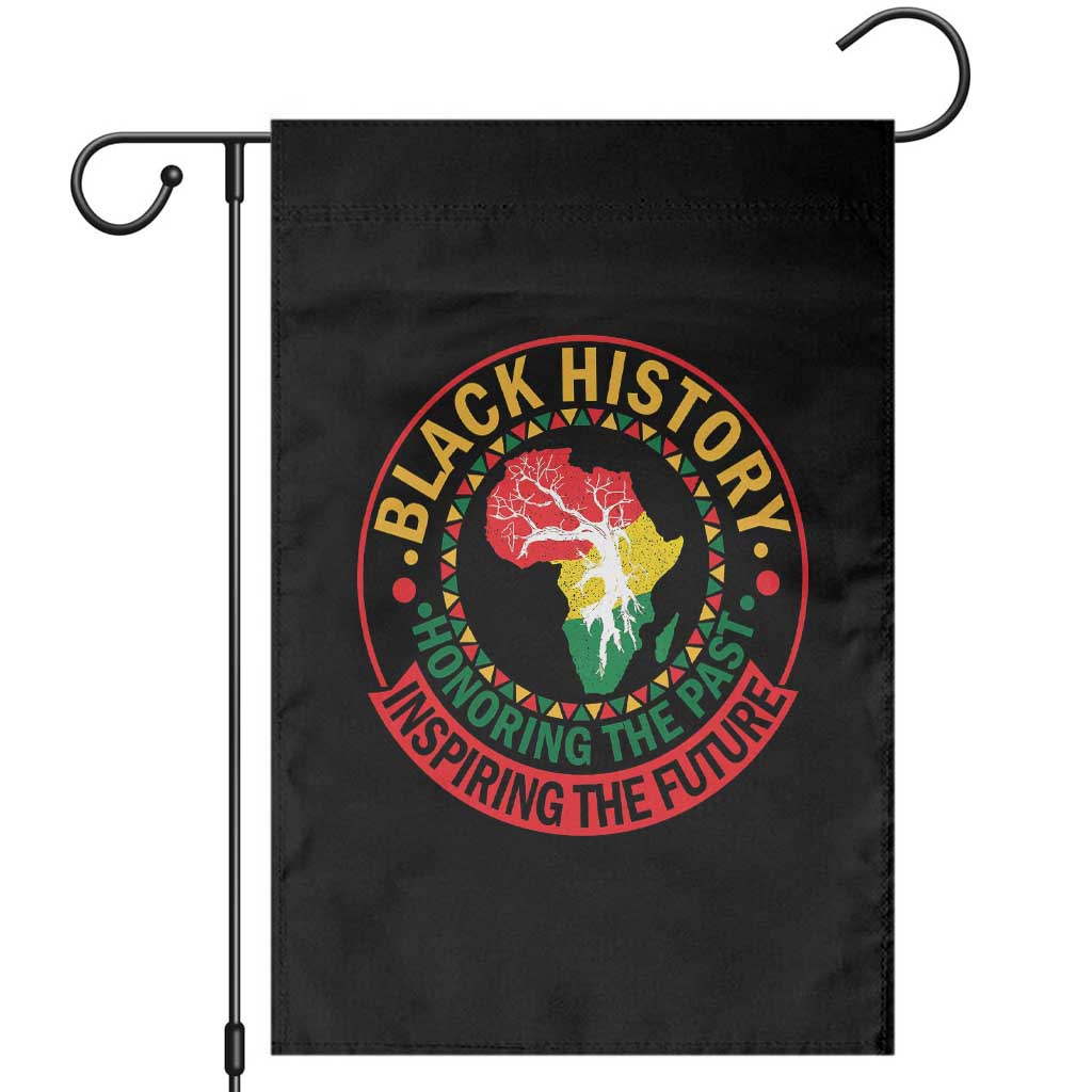 Inspiring The Future Honoring The Past Garden Flag African American Heritage - Wonder Print Shop