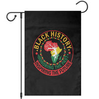 Inspiring The Future Honoring The Past Garden Flag African American Heritage - Wonder Print Shop