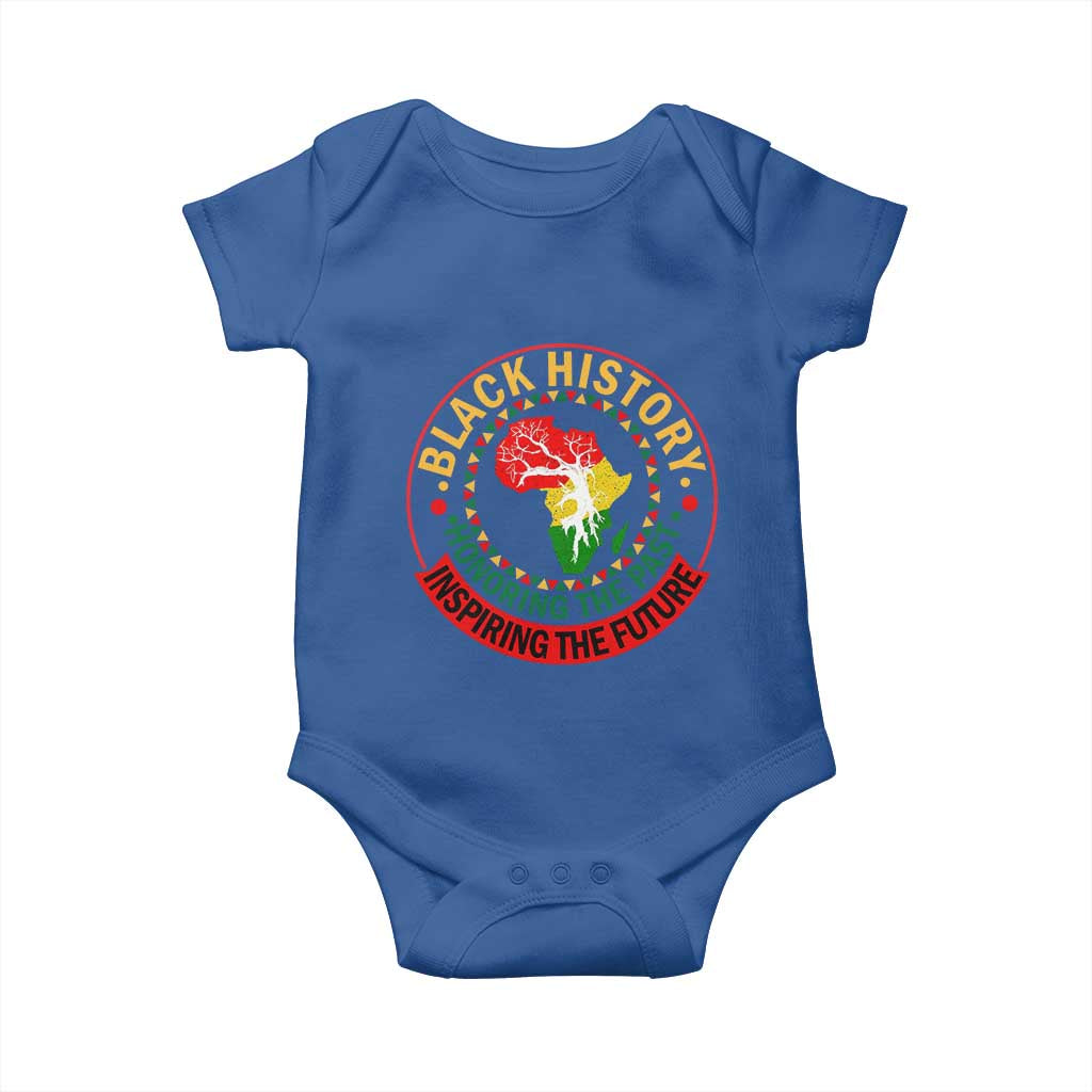 Inspiring The Future Honoring The Past Baby Onesie African American Heritage - Wonder Print Shop