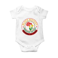 Inspiring The Future Honoring The Past Baby Onesie African American Heritage - Wonder Print Shop