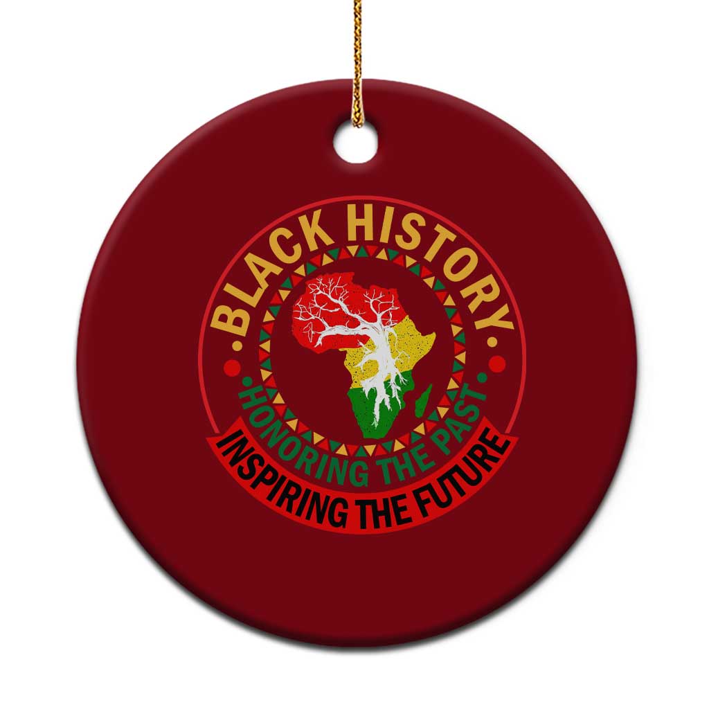 Inspiring The Future Honoring The Past Ceramic Ornament African American Heritage - Wonder Print Shop