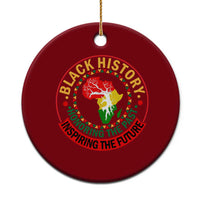 Inspiring The Future Honoring The Past Ceramic Ornament African American Heritage - Wonder Print Shop