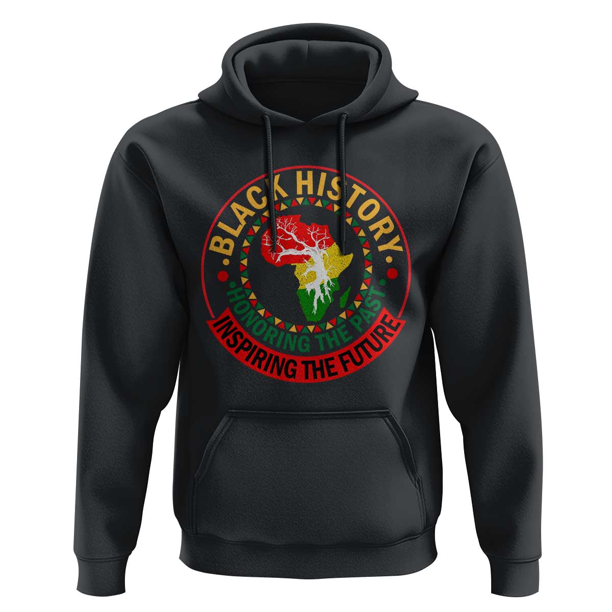 Inspiring The Future Honoring The Past Hoodie African American Heritage - Wonder Print Shop