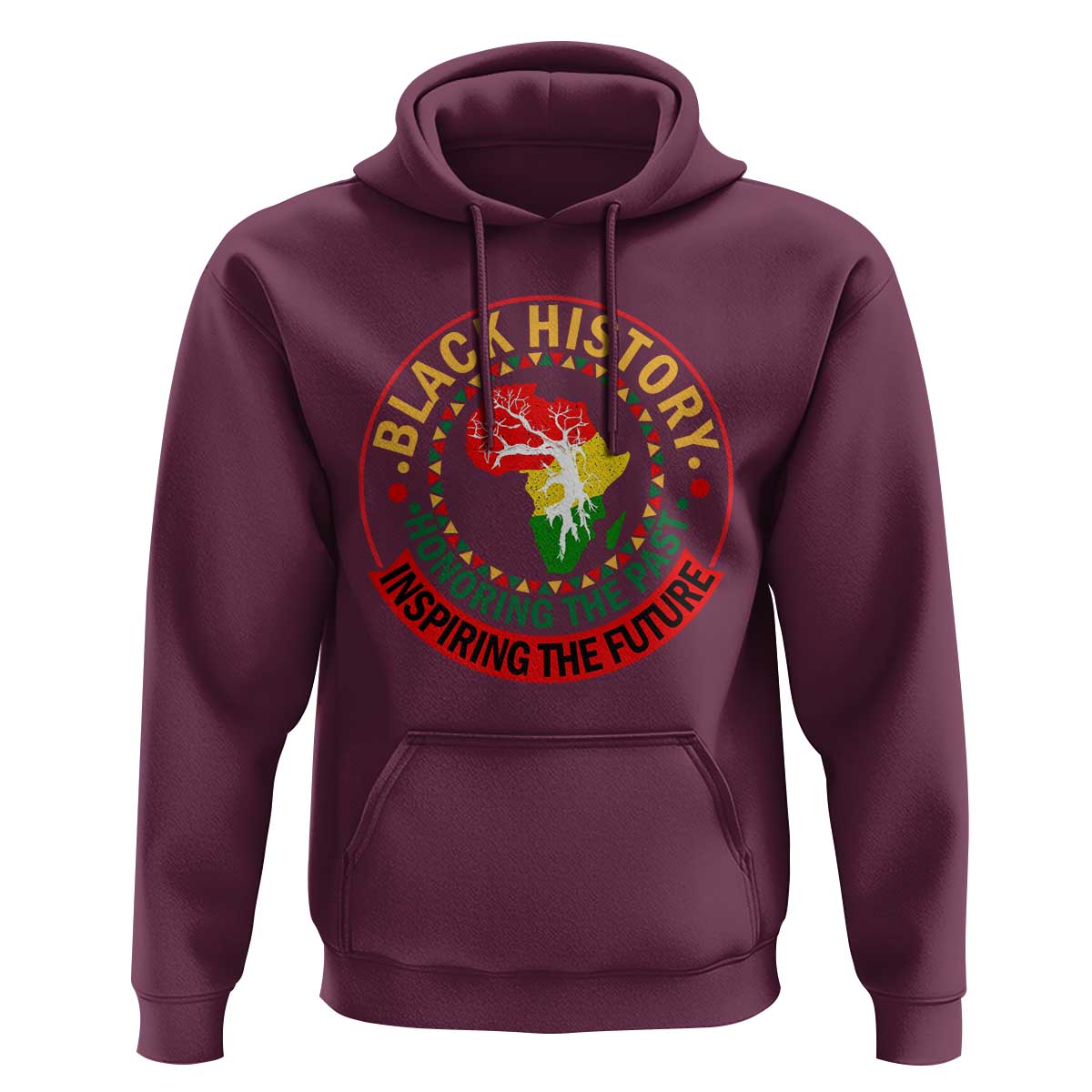 Inspiring The Future Honoring The Past Hoodie African American Heritage - Wonder Print Shop