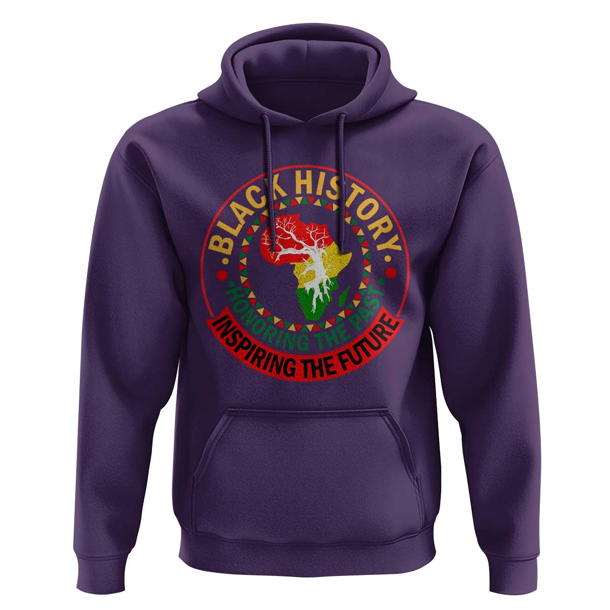 Inspiring The Future Honoring The Past Hoodie African American Heritage - Wonder Print Shop