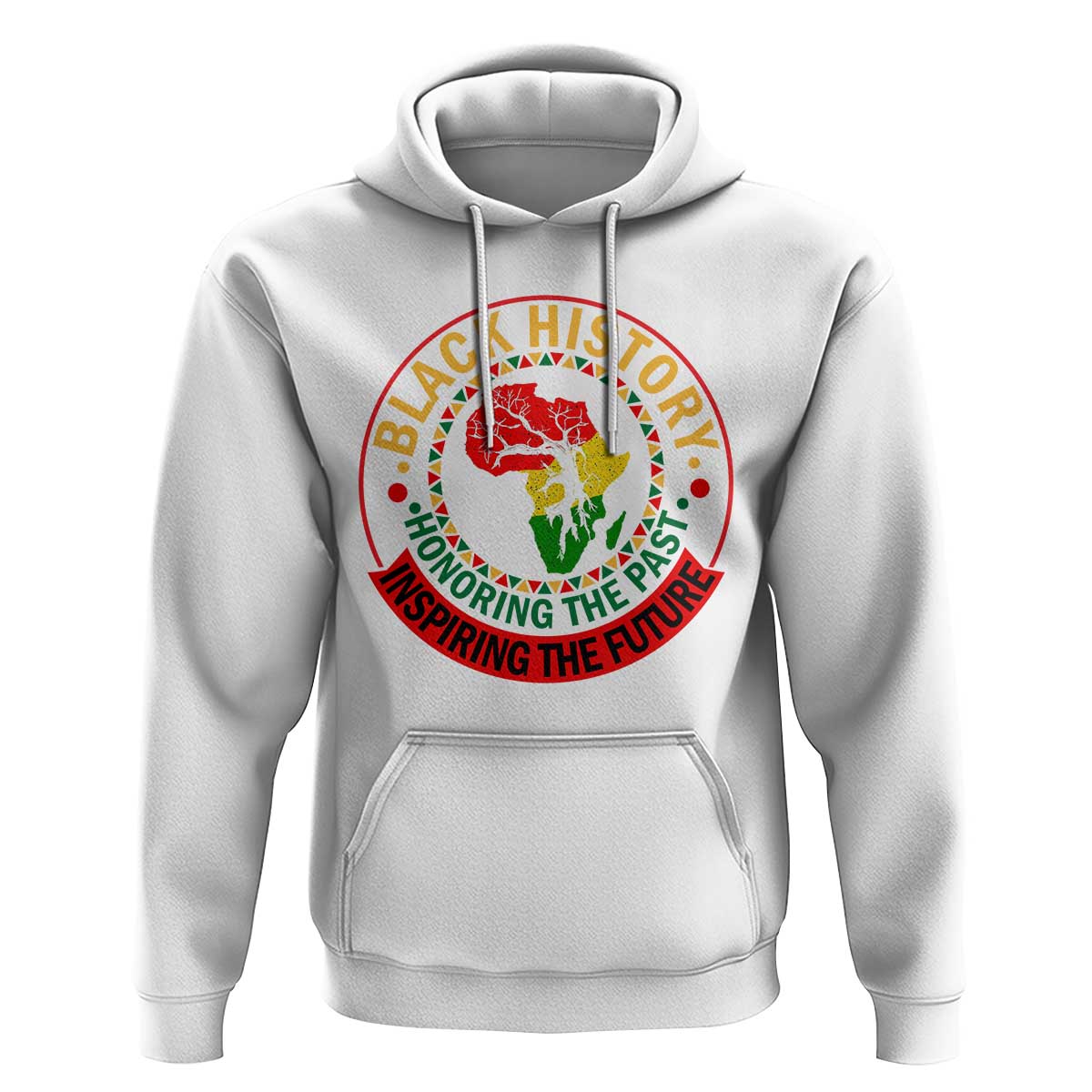 Inspiring The Future Honoring The Past Hoodie African American Heritage - Wonder Print Shop