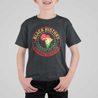 Inspiring The Future Honoring The Past T Shirt For Kid African American Heritage - Wonder Print Shop