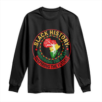 Inspiring The Future Honoring The Past Long Sleeve Shirt African American Heritage - Wonder Print Shop
