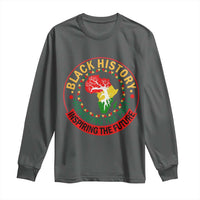 Inspiring The Future Honoring The Past Long Sleeve Shirt African American Heritage - Wonder Print Shop