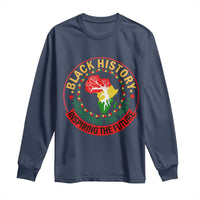 Inspiring The Future Honoring The Past Long Sleeve Shirt African American Heritage - Wonder Print Shop