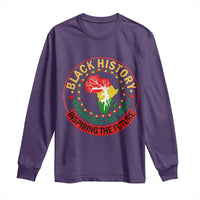 Inspiring The Future Honoring The Past Long Sleeve Shirt African American Heritage - Wonder Print Shop