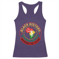 Inspiring The Future Honoring The Past Racerback Tank Top African American Heritage - Wonder Print Shop