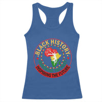 Inspiring The Future Honoring The Past Racerback Tank Top African American Heritage - Wonder Print Shop