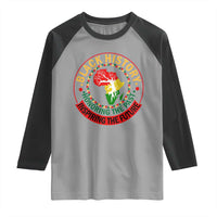 Inspiring The Future Honoring The Past Raglan Shirt African American Heritage - Wonder Print Shop