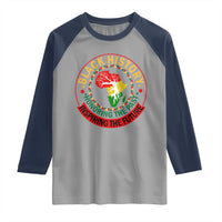 Inspiring The Future Honoring The Past Raglan Shirt African American Heritage - Wonder Print Shop