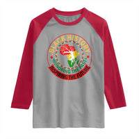 Inspiring The Future Honoring The Past Raglan Shirt African American Heritage - Wonder Print Shop