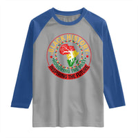 Inspiring The Future Honoring The Past Raglan Shirt African American Heritage - Wonder Print Shop