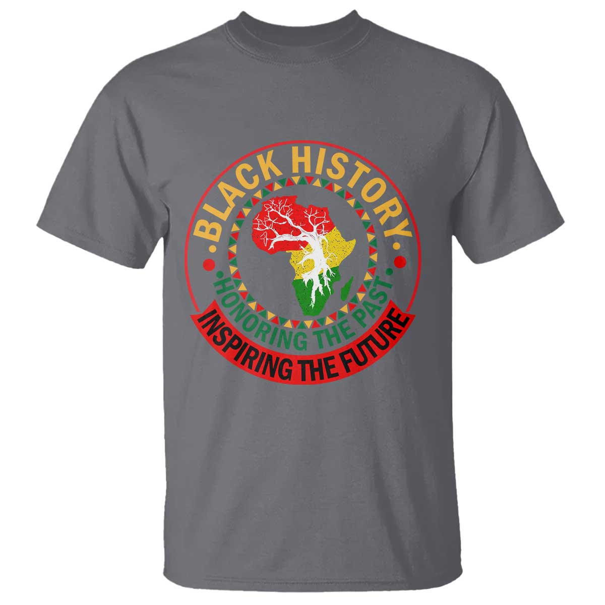 Inspiring The Future Honoring The Past T Shirt African American Heritage - Wonder Print Shop